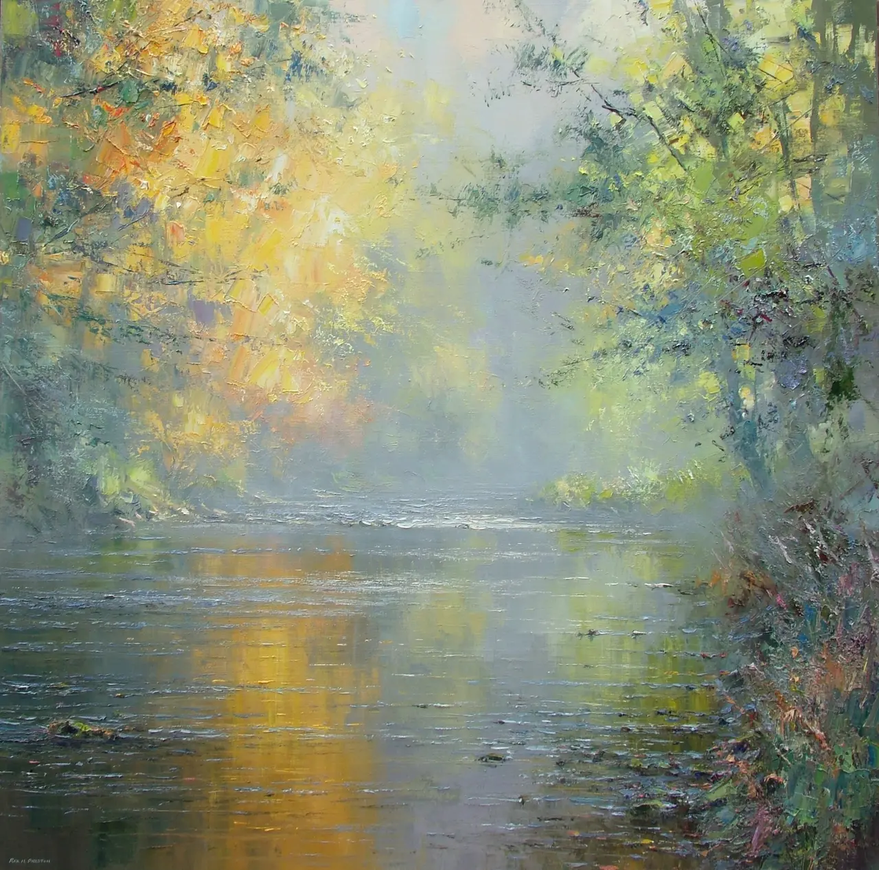 Rex Preston - autumn colours, wye dale